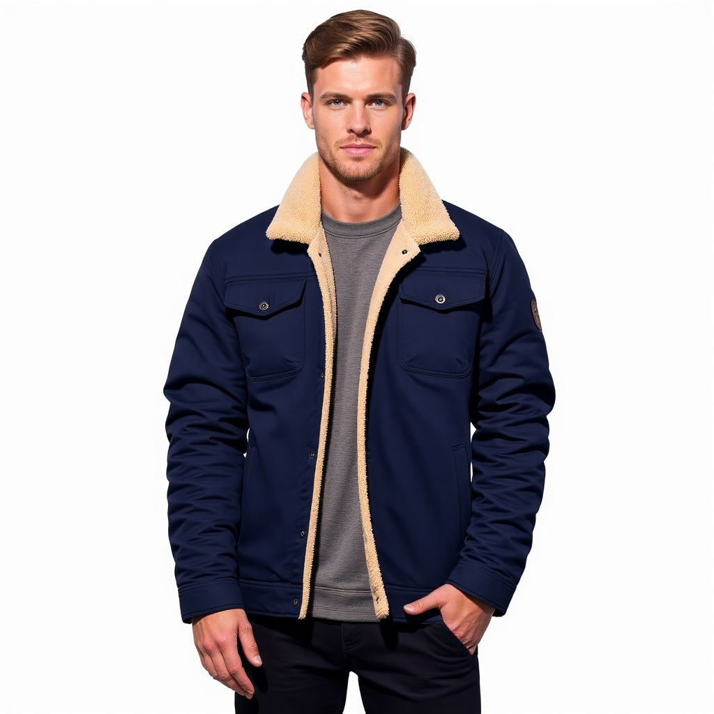 Stylish Vintage Bomber Jacket for Men - Fashionable Outerwear