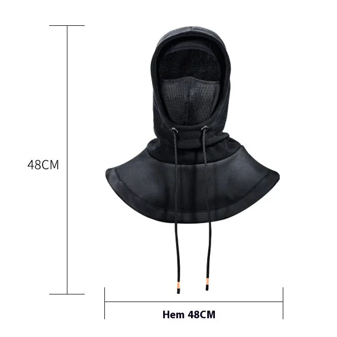 Full Face Mask Balaclava Beanie Windproof Winter Headwear for Men And Women-B Unique Fashions