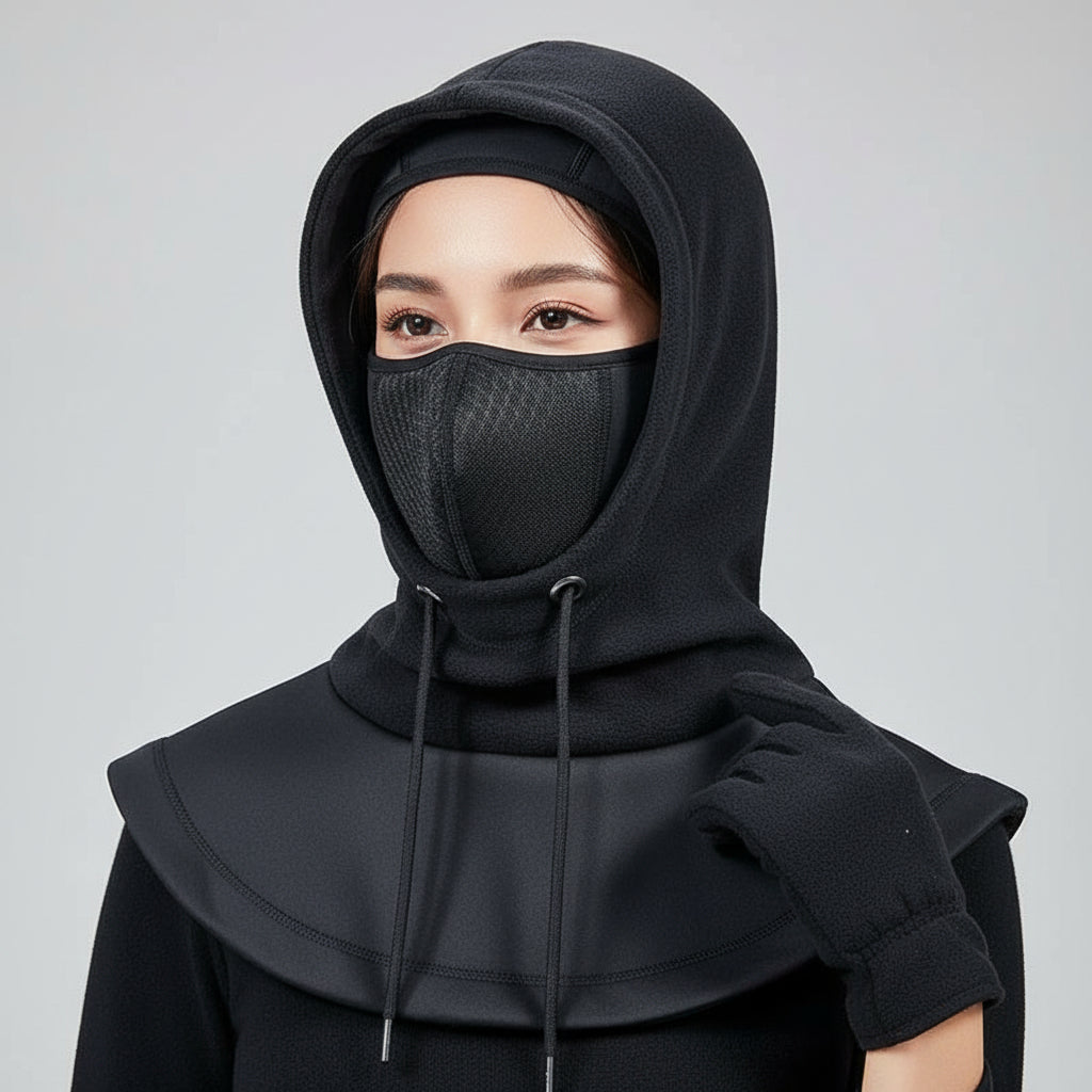 Full Face Mask Balaclava Beanie Windproof Winter Headwear for Men And Women-B Unique Fashions