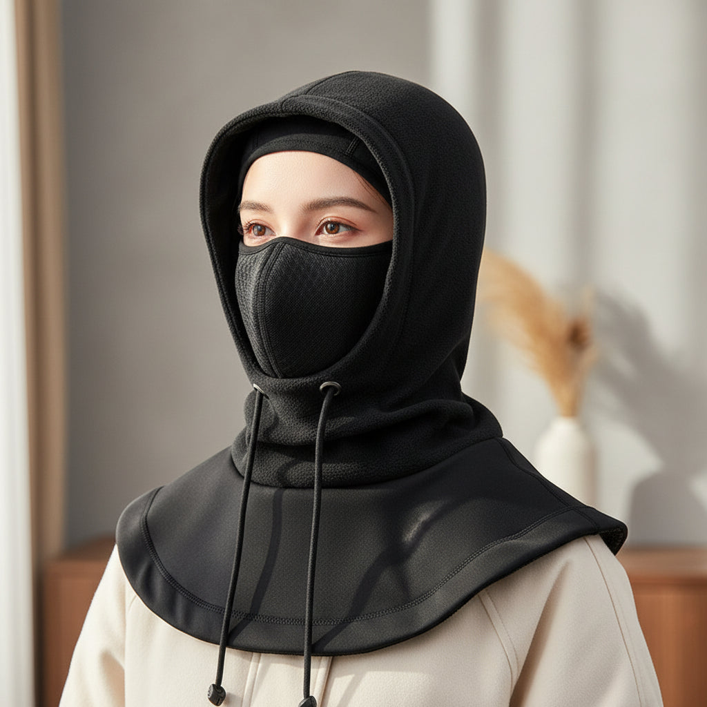 Full Face Mask Balaclava Beanie Windproof Winter Headwear for Men And Women-B Unique Fashions