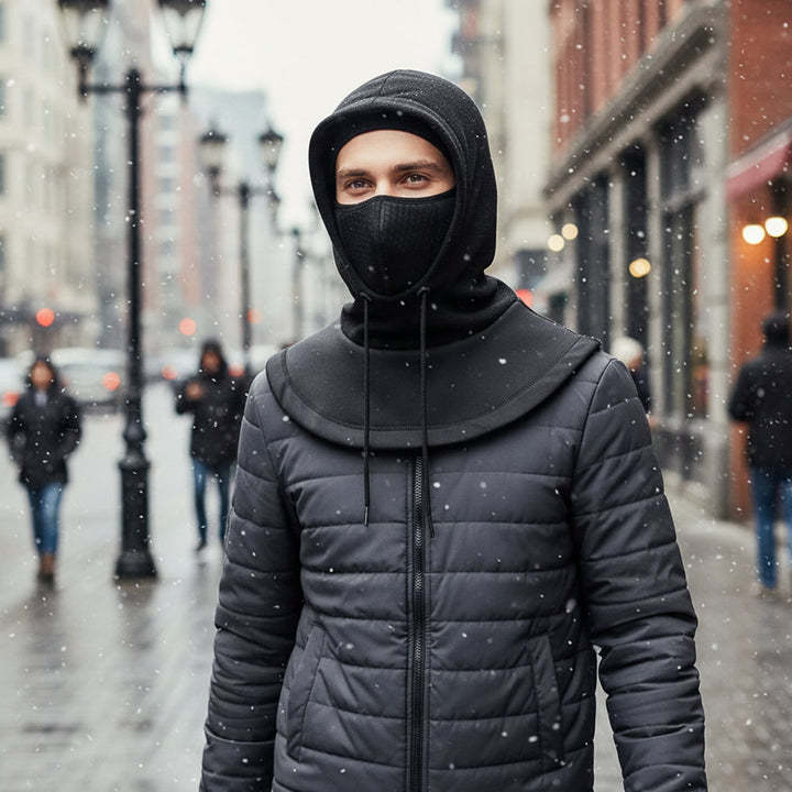 Full Face Mask Balaclava Beanie Windproof Winter Headwear for Men And Women-B Unique Fashions