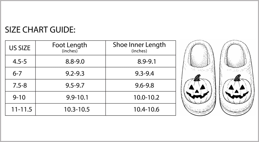 Halloween Pumpkin Cartoon Slippers Cozy Non-Slip Indoor House Shoes-B Unique Fashions