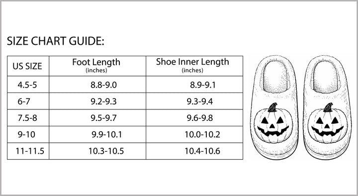 Halloween Pumpkin Cartoon Slippers Cozy Non-Slip Indoor House Shoes-B Unique Fashions
