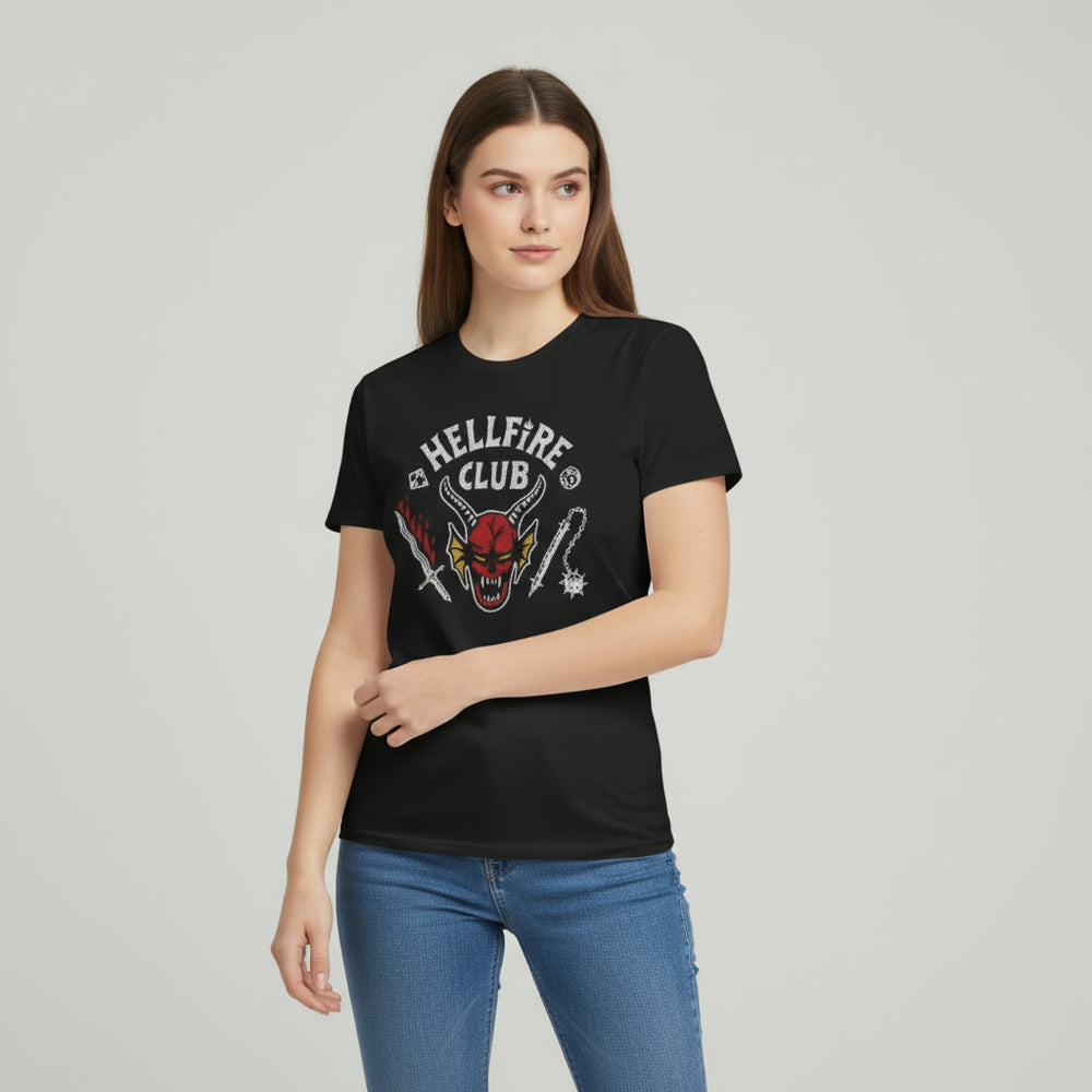 Hellfire Club Original Black Unisex T-Shirt-B Unique Fashions