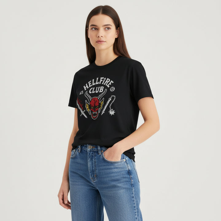 Hellfire Club Original Black Unisex T-Shirt-B Unique Fashions
