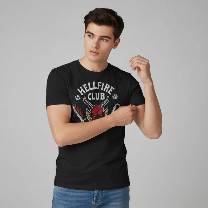 Hellfire Club Original Black Unisex T-Shirt-B Unique Fashions