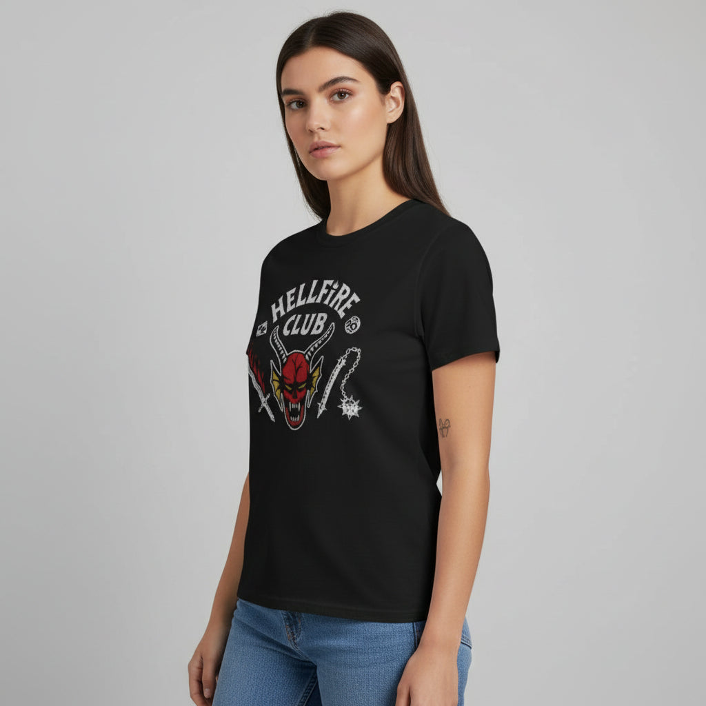 Hellfire Club Original Black Unisex T-Shirt-B Unique Fashions