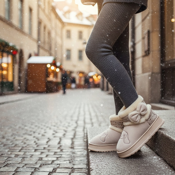Hello Kitty Girls' Snow Boots with My Melody Cinnamoroll Kuromi-B Unique Fashions