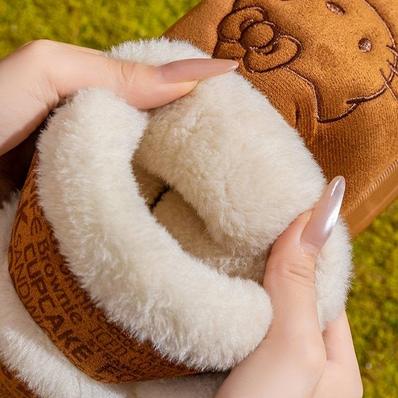 Hello Kitty Girls' Snow Boots with My Melody Cinnamoroll Kuromi-B Unique Fashions