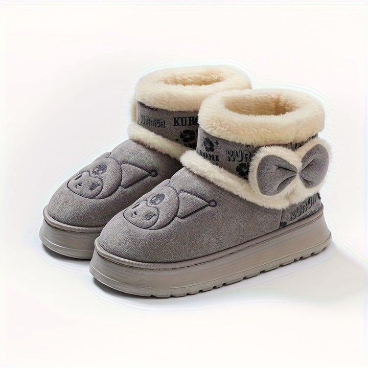 Hello Kitty Girls' Snow Boots with My Melody Cinnamoroll Kuromi-B Unique Fashions