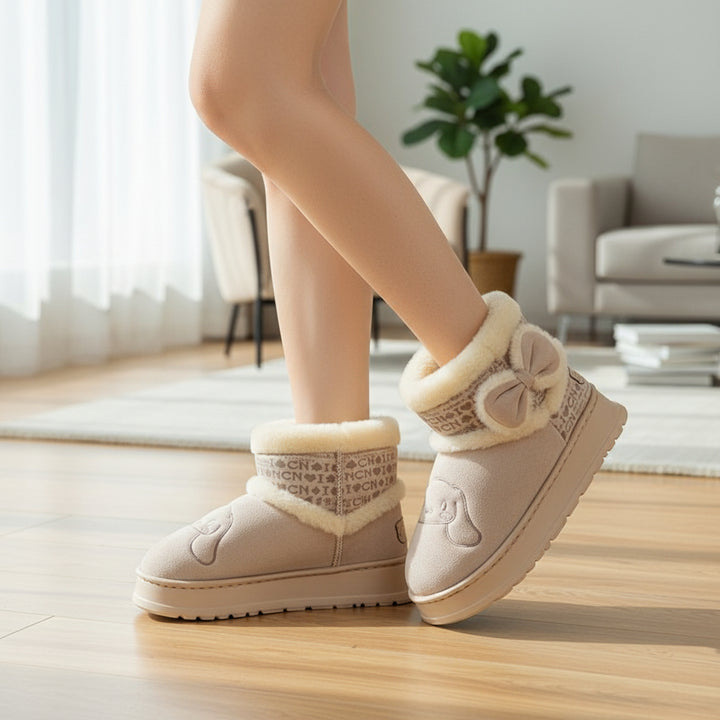 Hello Kitty Girls' Snow Boots with My Melody Cinnamoroll Kuromi-B Unique Fashions