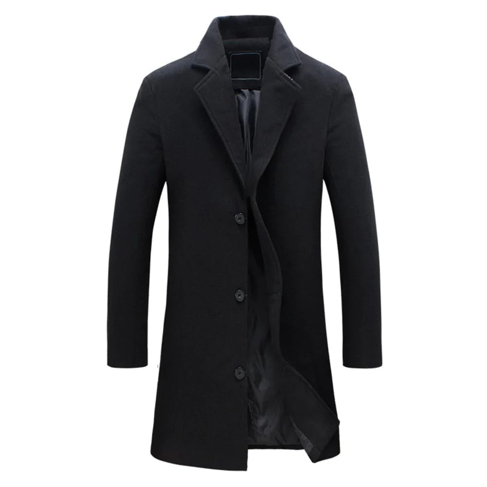 B Unique Fashions Men’s Long Winter Coat