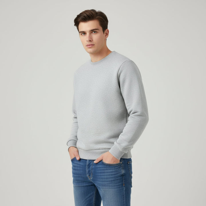 Men’s Heavyweight Winter Pullover Sweater for Cold Weather Comfort-B Unique Fashions