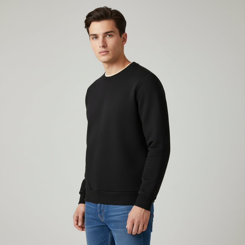 Men’s Heavyweight Winter Pullover Sweater for Cold Weather Comfort-B Unique Fashions