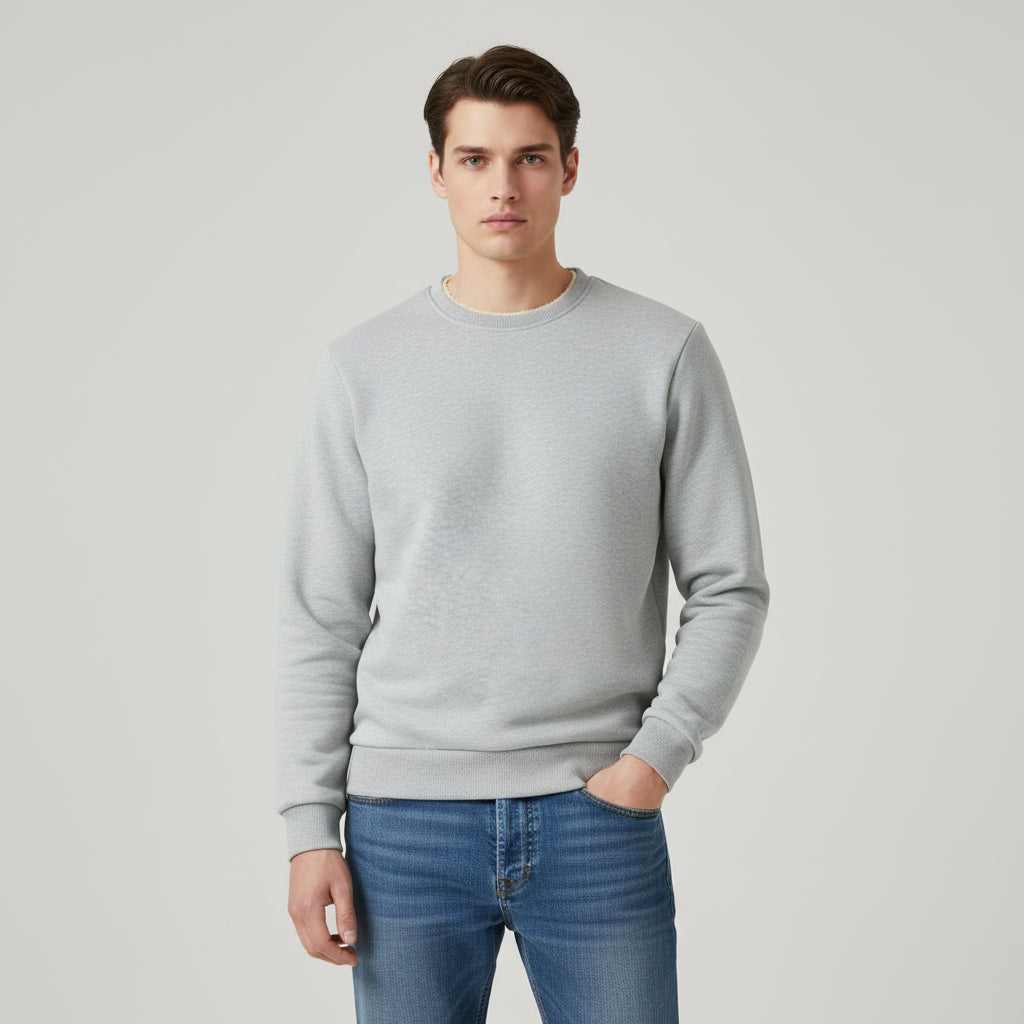 Men’s Heavyweight Winter Pullover Sweater for Cold Weather Comfort-B Unique Fashions
