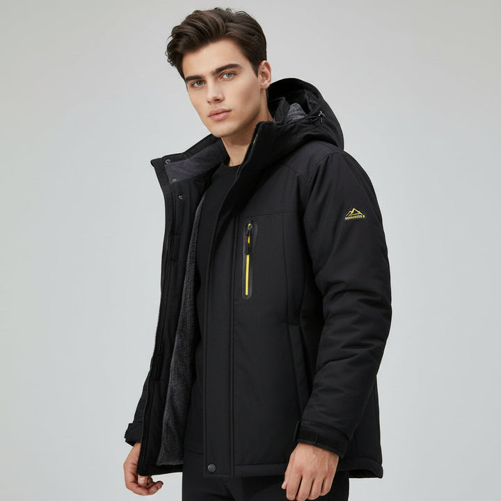Men’s Winter Hooded Jacket for Warmth and Everyday Comfort-B Unique Fashions