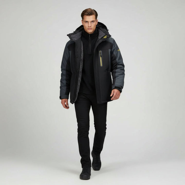 Men’s Winter Hooded Jacket for Warmth and Everyday Comfort-B Unique Fashions