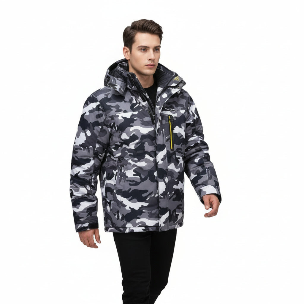 Men’s Winter Hooded Jacket for Warmth and Everyday Comfort-B Unique Fashions
