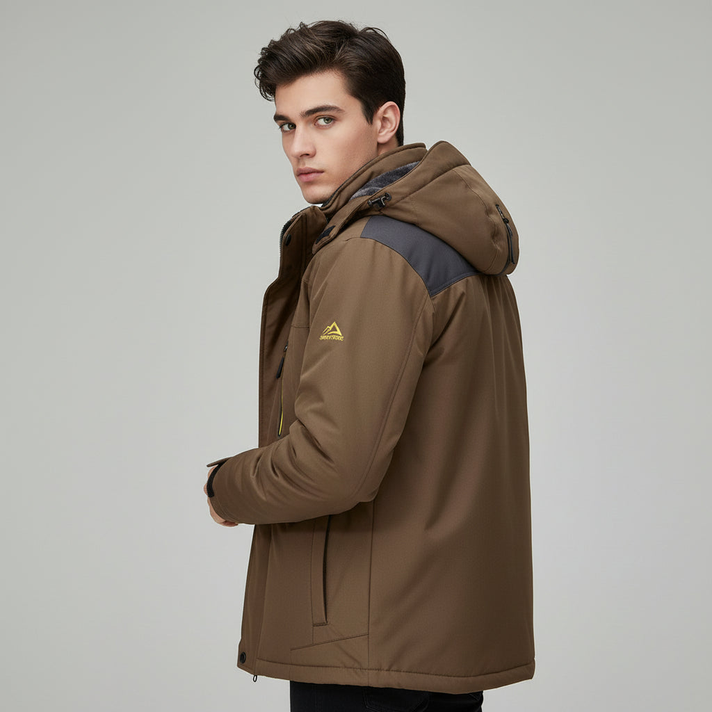 Men’s Winter Hooded Jacket for Warmth and Everyday Comfort-B Unique Fashions