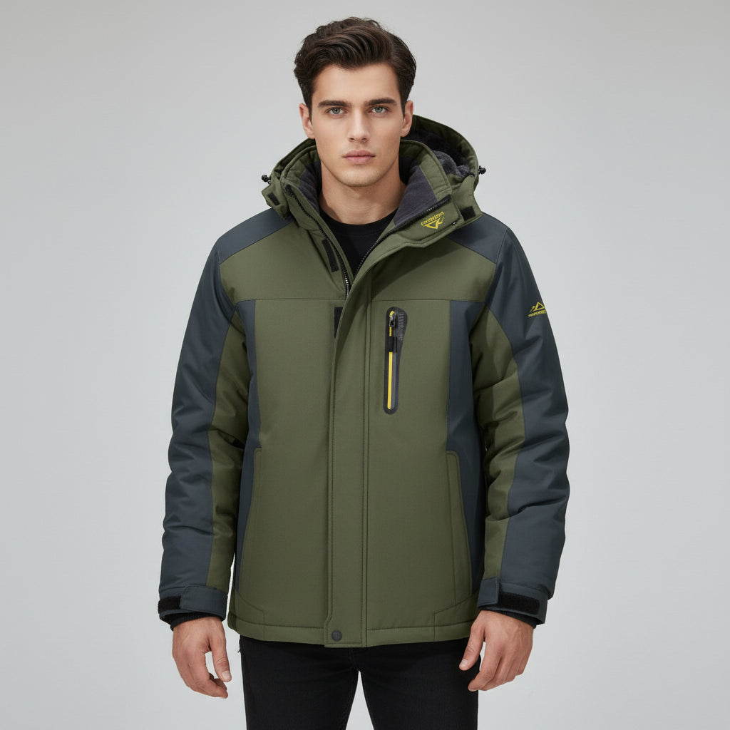 Men’s Winter Hooded Jacket for Warmth and Everyday Comfort-B Unique Fashions