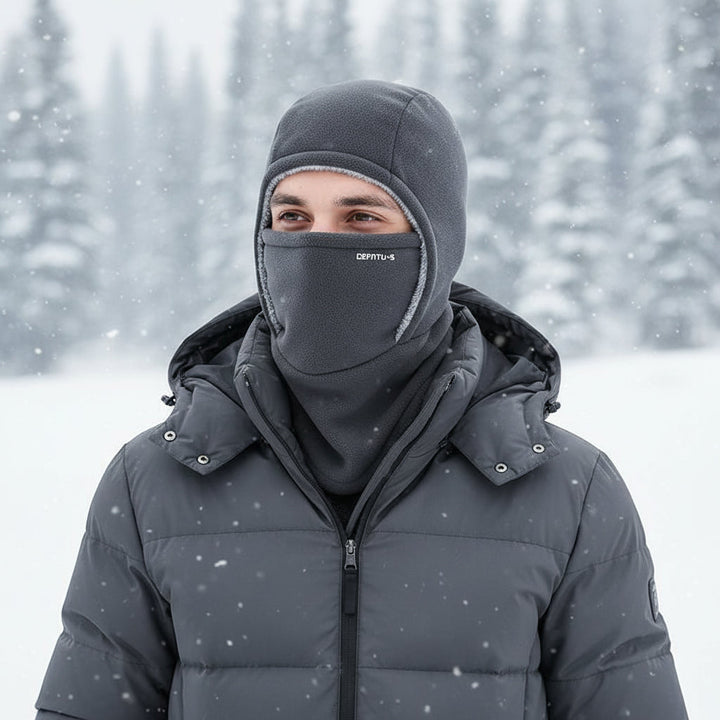 One-Piece Hood Scarf Face Mask for Complete Winter Protection-B Unique Fashions