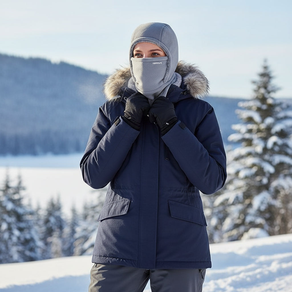 One-Piece Hood Scarf Face Mask for Complete Winter Protection-B Unique Fashions