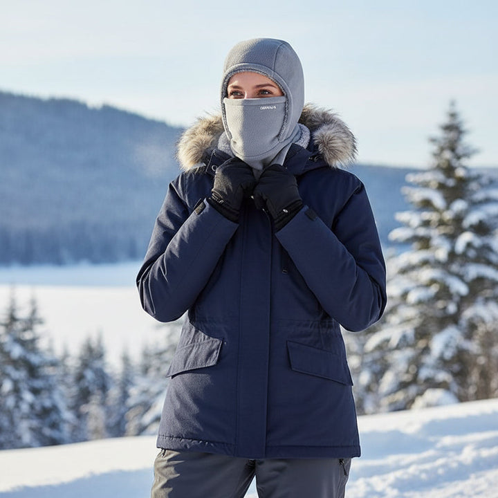 One-Piece Hood Scarf Face Mask for Complete Winter Protection-B Unique Fashions