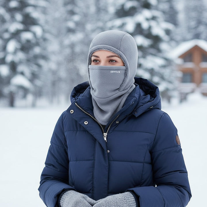 One-Piece Hood Scarf Face Mask for Complete Winter Protection-B Unique Fashions