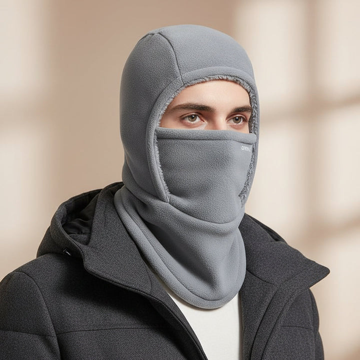 One-Piece Hood Scarf Face Mask for Complete Winter Protection-B Unique Fashions