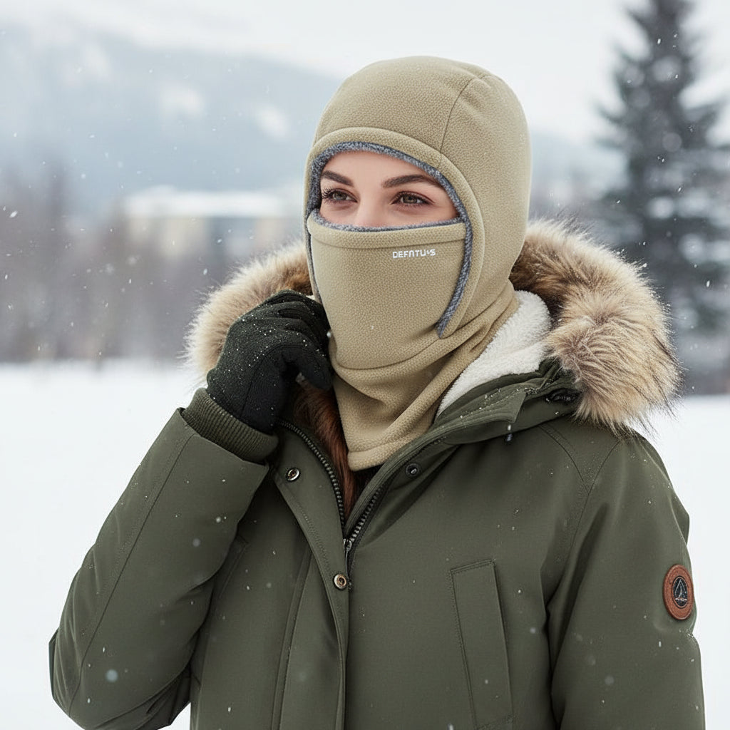 One-Piece Hood Scarf Face Mask for Complete Winter Protection-B Unique Fashions