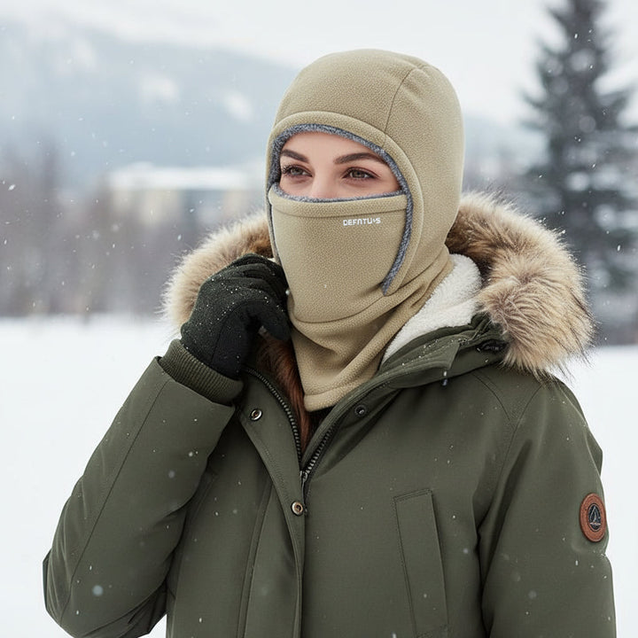 One-Piece Hood Scarf Face Mask for Complete Winter Protection-B Unique Fashions