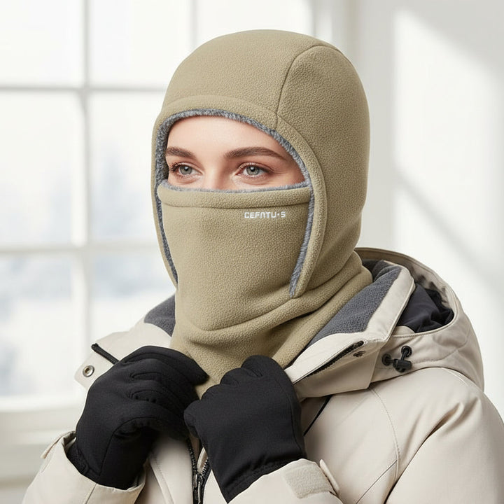 One-Piece Hood Scarf Face Mask for Complete Winter Protection-B Unique Fashions