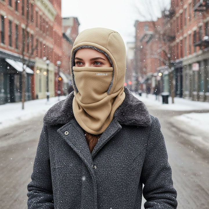 One-Piece Hood Scarf Face Mask for Complete Winter Protection-B Unique Fashions