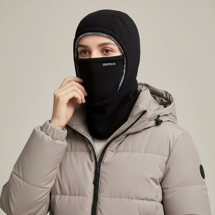 One-Piece Hood Scarf Face Mask for Complete Winter Protection-B Unique Fashions