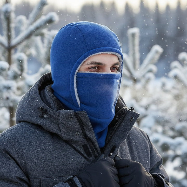 One-Piece Hood Scarf Face Mask for Complete Winter Protection-B Unique Fashions
