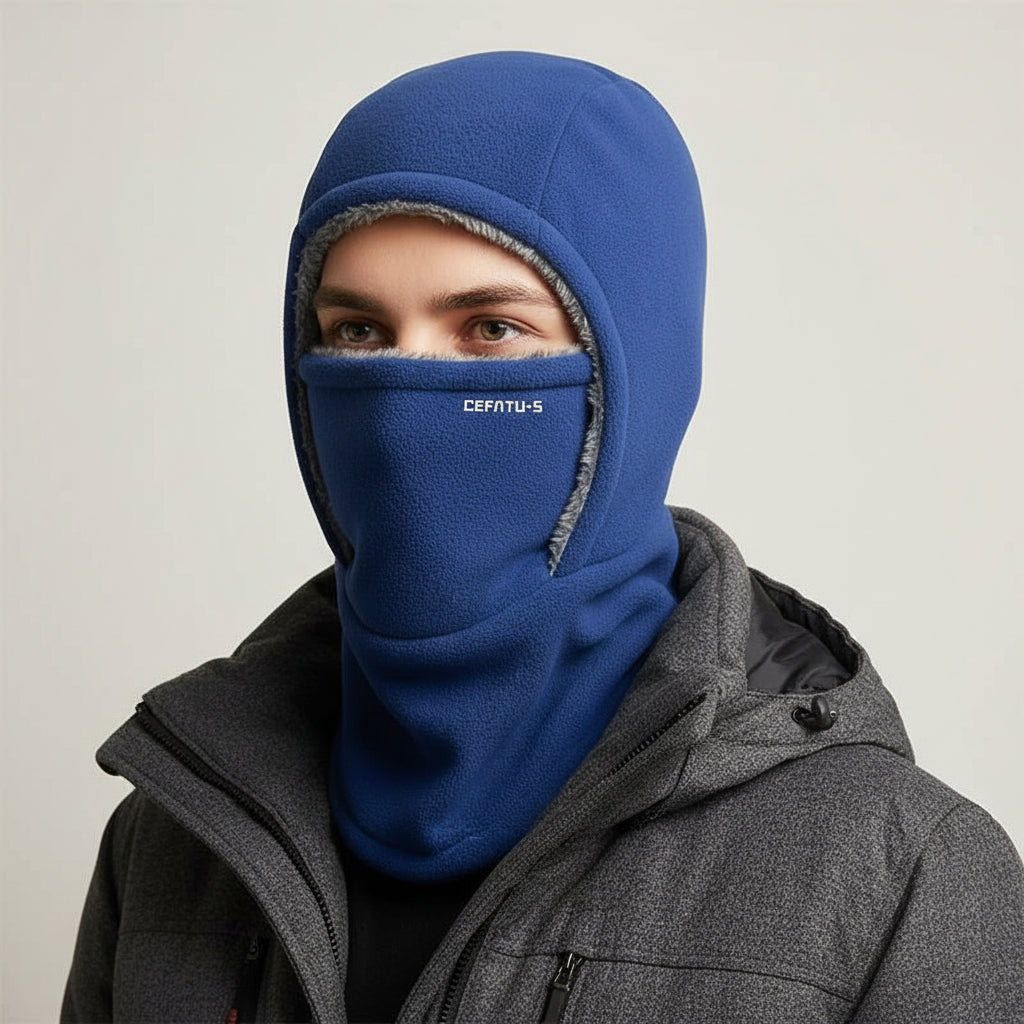 One-Piece Hood Scarf Face Mask for Complete Winter Protection-B Unique Fashions