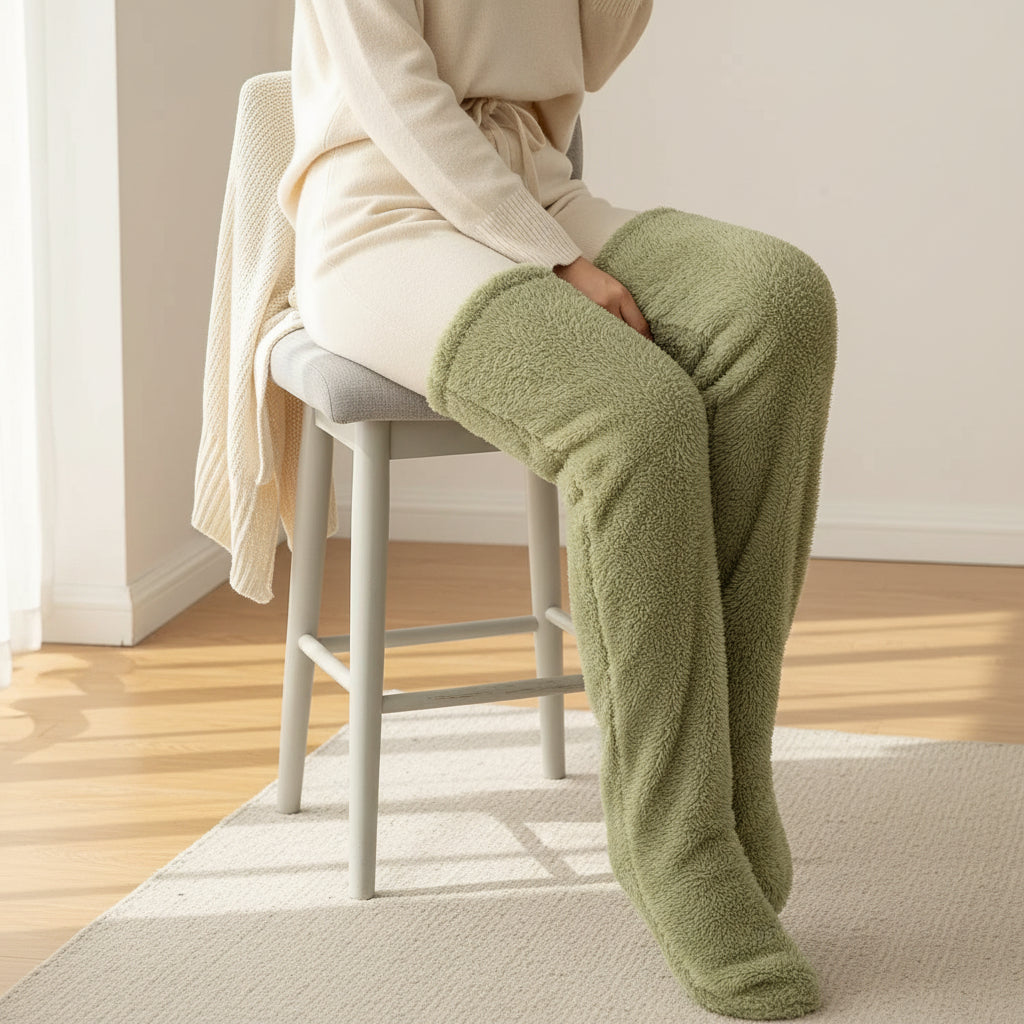 Over Knee High Fuzzy Socks for Warm and Cozy Comfort-B Unique Fashions