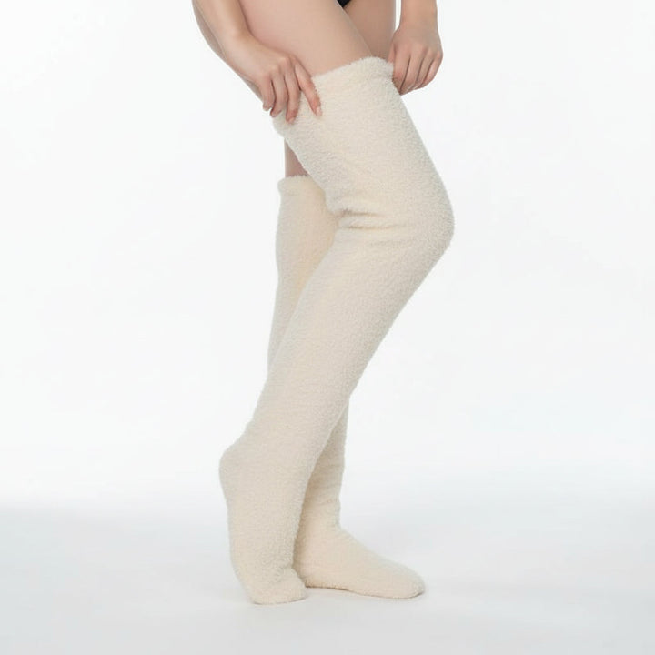 Over Knee High Fuzzy Socks for Warm and Cozy Comfort-B Unique Fashions