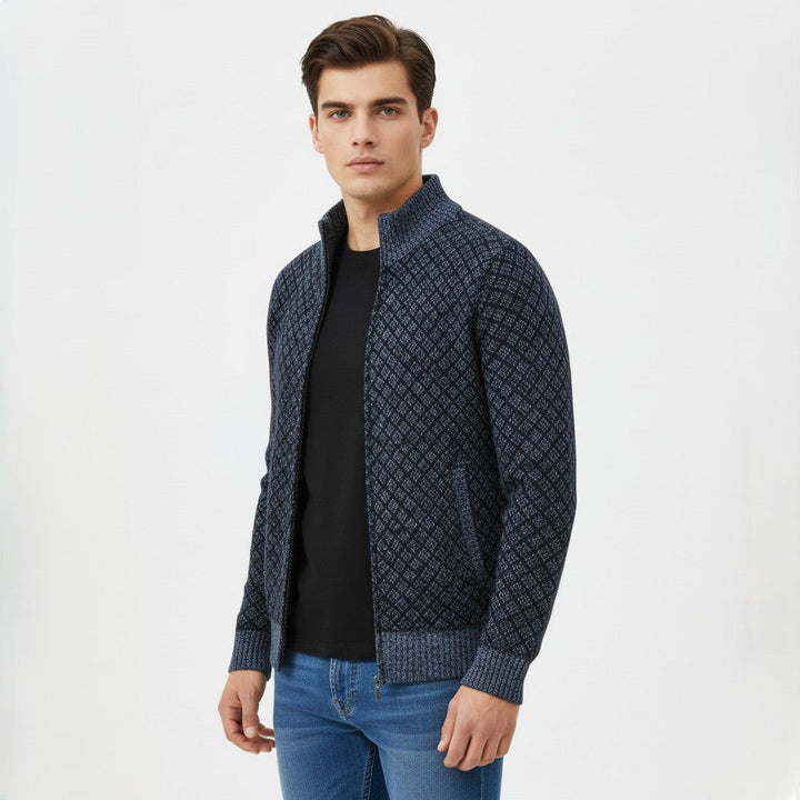 Plaid Print Jacket Cardigan for Everyday Layered Style-B Unique Fashions