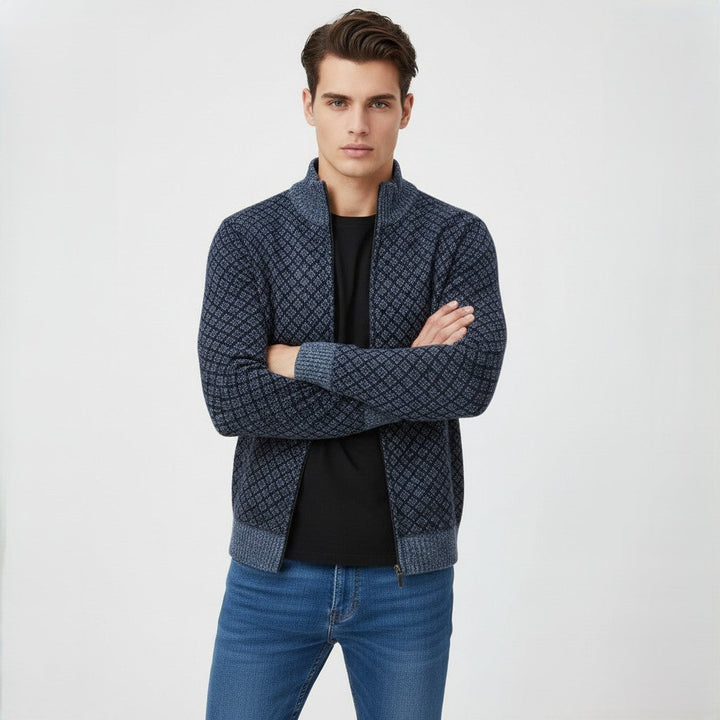 Plaid Print Jacket Cardigan for Everyday Layered Style-B Unique Fashions