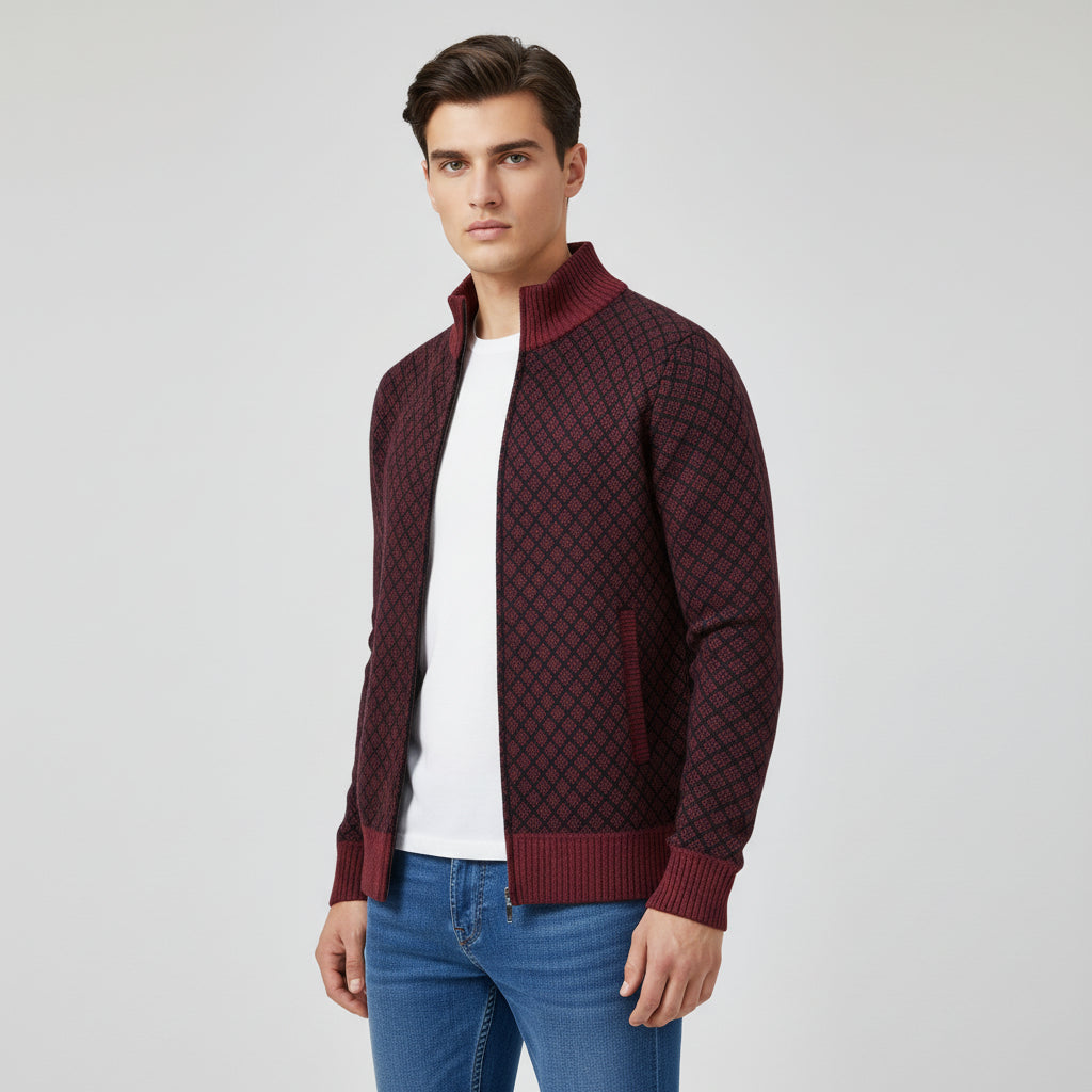 Plaid Print Jacket Cardigan for Everyday Layered Style-B Unique Fashions