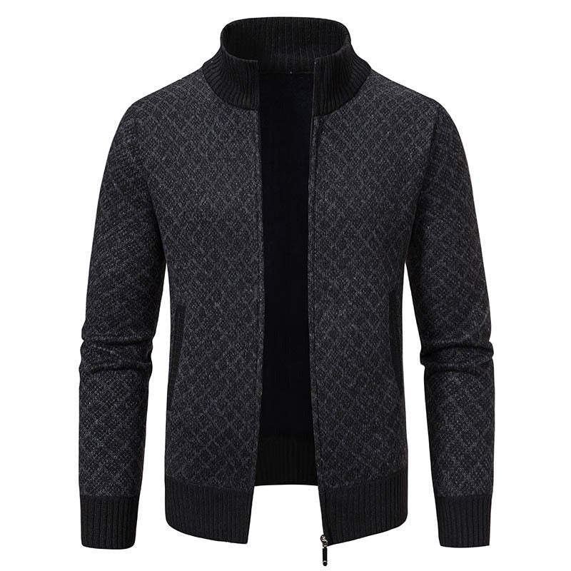 Plaid Print Jacket Cardigan for Everyday Layered Style-B Unique Fashions