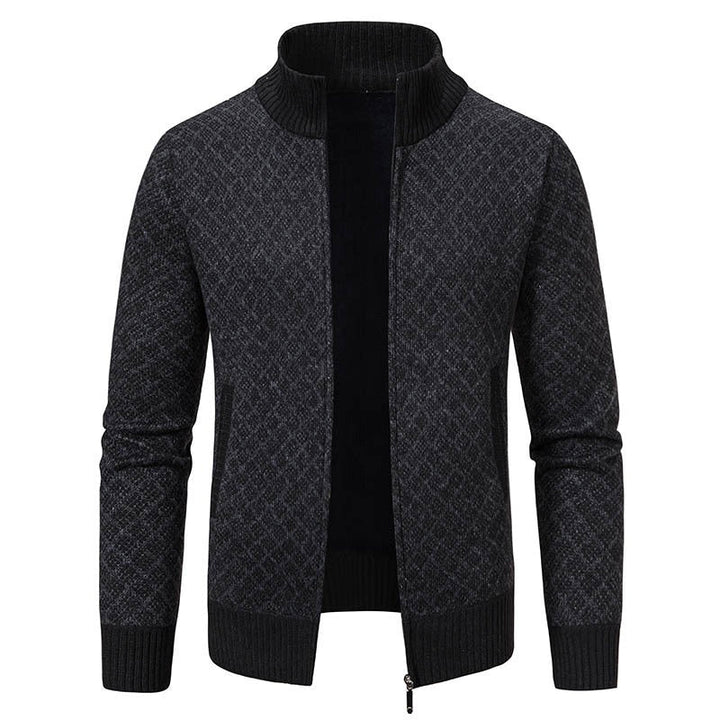 Plaid Print Jacket Cardigan for Everyday Layered Style-B Unique Fashions