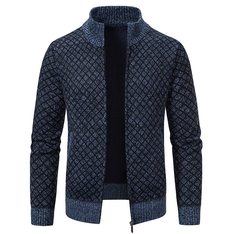 Plaid Print Jacket Cardigan for Everyday Layered Style-B Unique Fashions