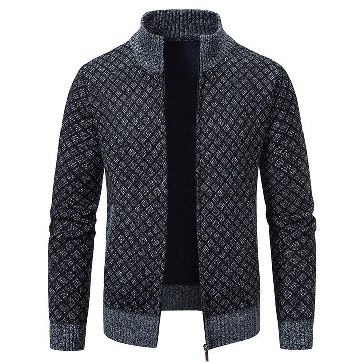 Plaid Print Jacket Cardigan for Everyday Layered Style-B Unique Fashions