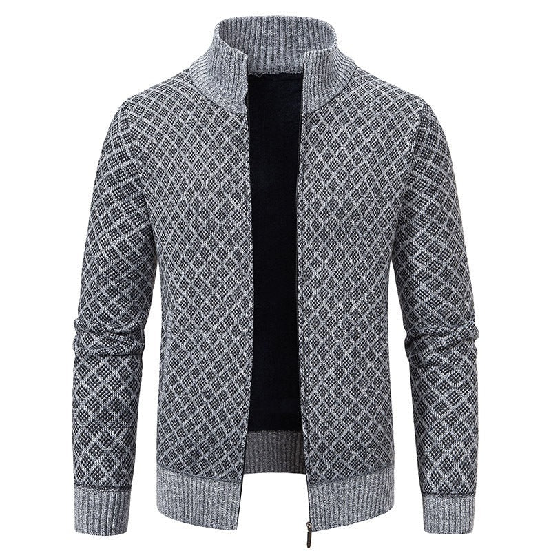 Plaid Print Jacket Cardigan for Everyday Layered Style-B Unique Fashions