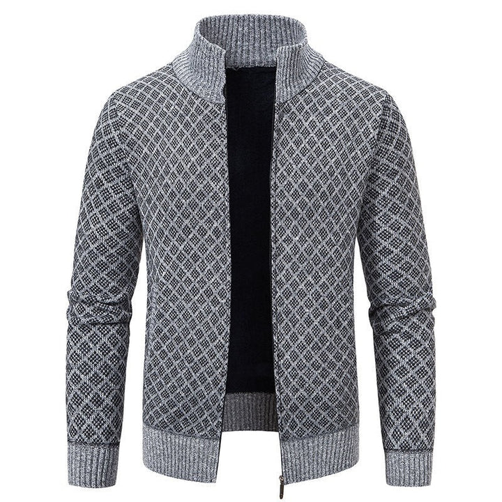 Plaid Print Jacket Cardigan for Everyday Layered Style-B Unique Fashions
