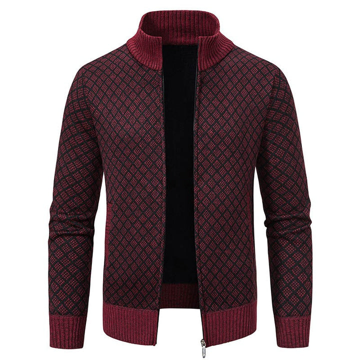 Plaid Print Jacket Cardigan for Everyday Layered Style-B Unique Fashions