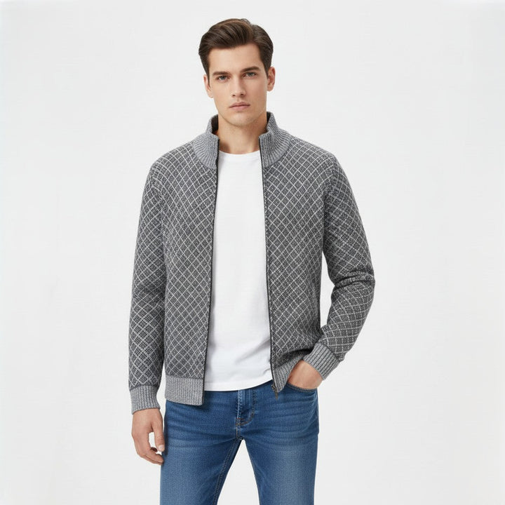 Plaid Print Jacket Cardigan for Everyday Layered Style-B Unique Fashions
