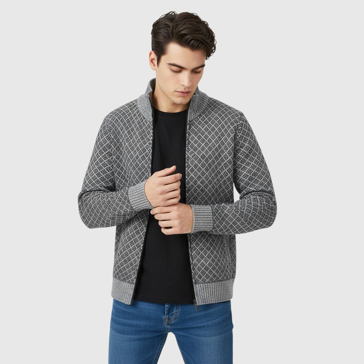 Plaid Print Jacket Cardigan for Everyday Layered Style-B Unique Fashions